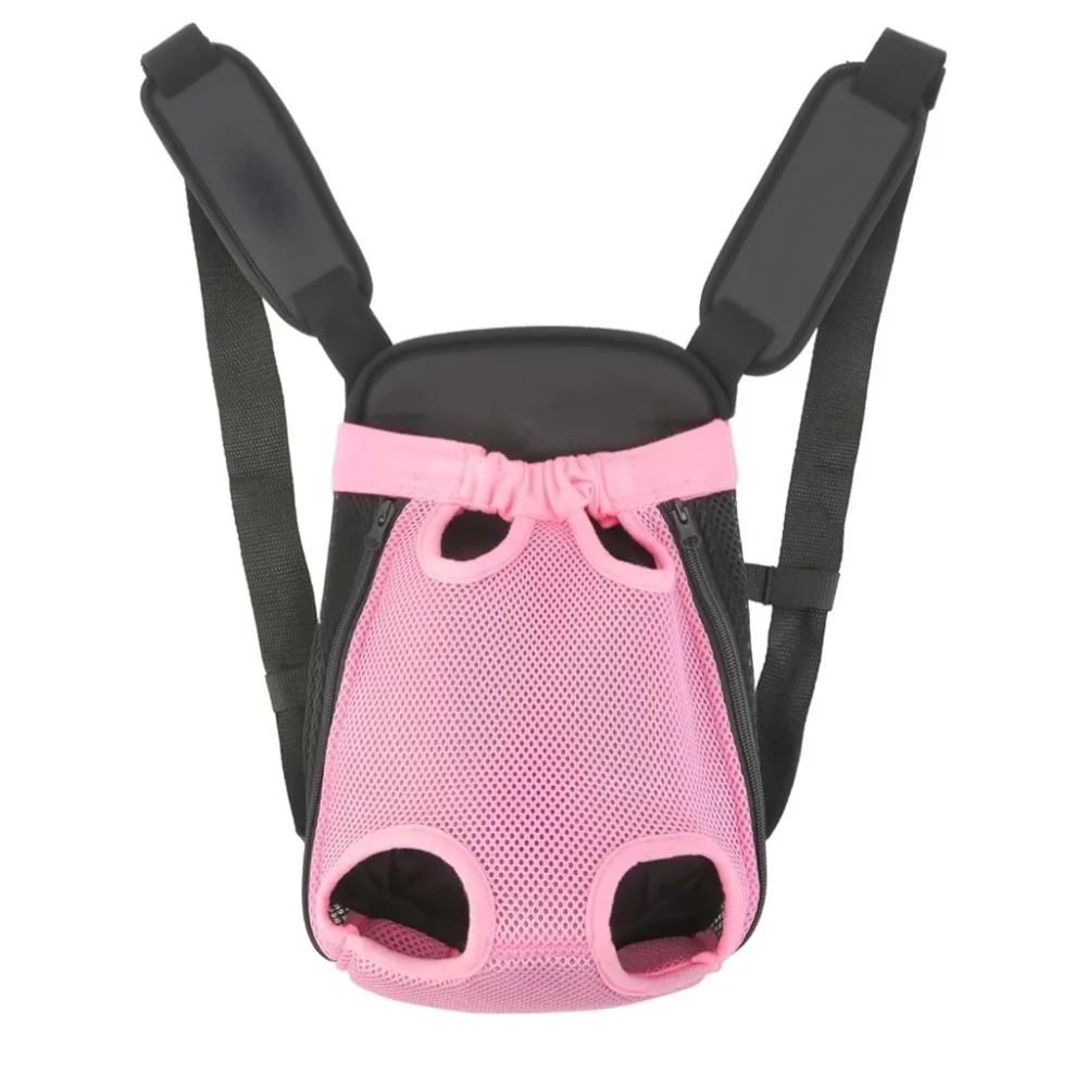 Pink and Black Pet Carrier Backpack